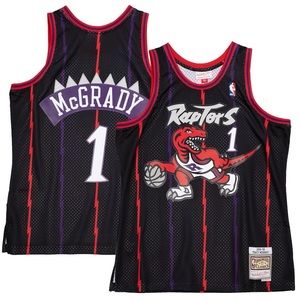 Authentic Unisex Youth Mitchell & Ness Tracy McGrady Toronto Raptors Jersey